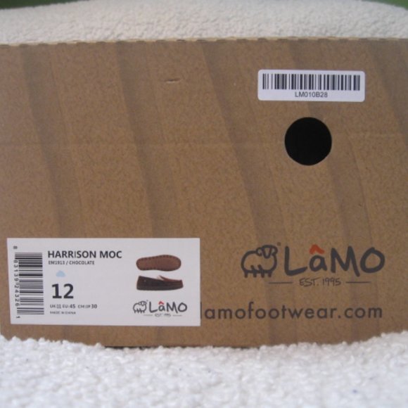 Lamo Harrison Moc Chocolate Brown Slippers - Picture 4 of 12